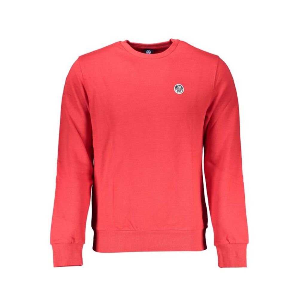 North Sails Red Cotton Men Men's Sweater